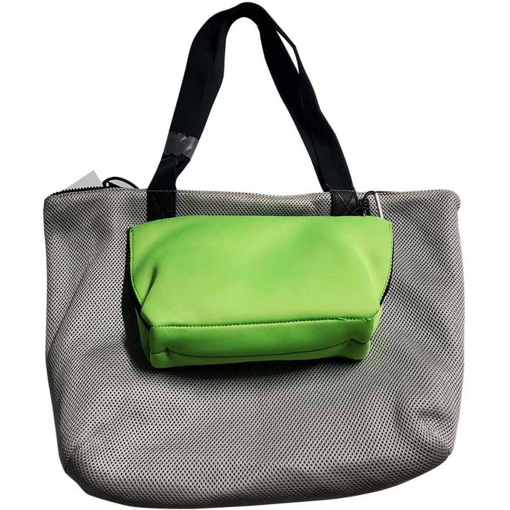 Ideology Tote with Pouch Grey Green